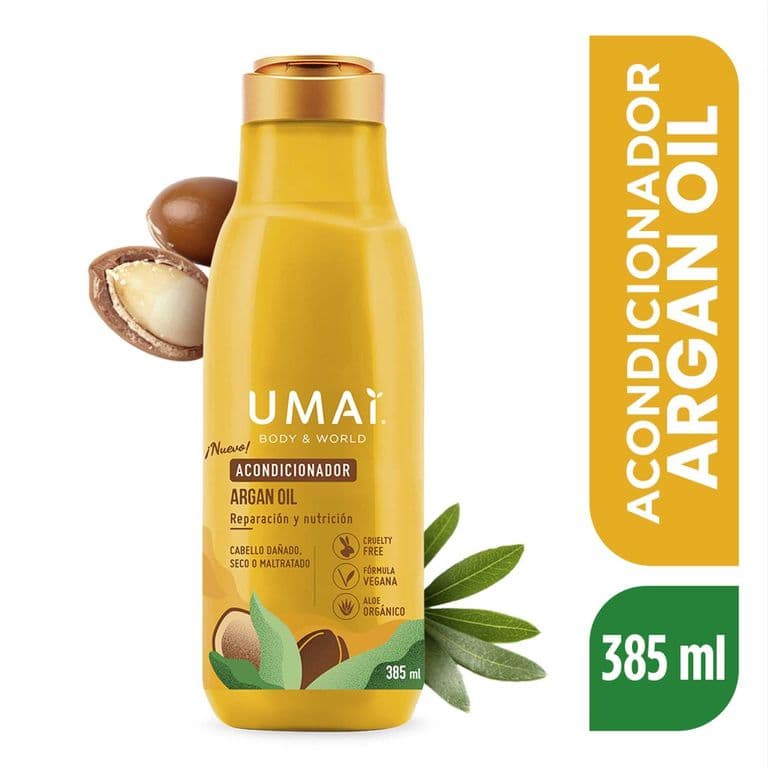 Acondicionador Aceite de Argan Reparacion y Nutricion Umai 385 ml