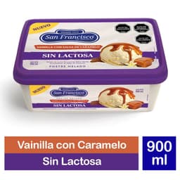 Helado Cassata Vainilla Sin Lactosa San Francisco 900 ml