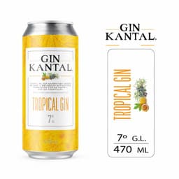 Coctel Tropical Gin Kantal Lata 7 470 ml