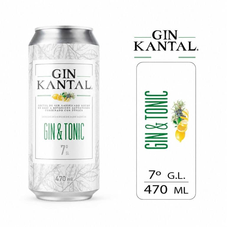 Coctel Gin Tonic Kantal Lata 7 470 ml