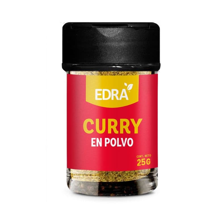 Curry en Polvo Frasco Edra 25 gr