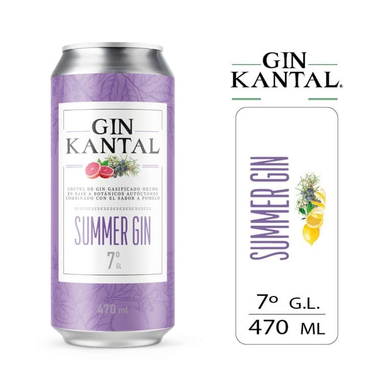 Coctel Summer Gin Lata Kantal 7 470 ml