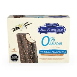 Pack Helados 0 Azucar Vainilla San Francisco 4 un