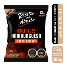 Hamburguesa Grillhouse Sabor Brisket Receta del Abuelo 100 gr