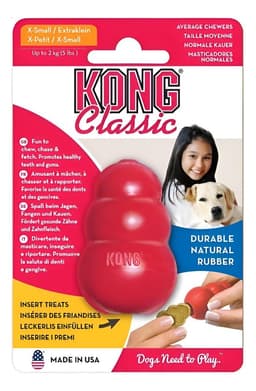 Juguete Kong Classic Para Mascotas Perros Talla Xs Hasta 2kg Rojo