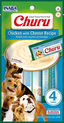 Snack Para Mascotas Churu Perros Premios 14g X 4 Tubos (56g) Celeste 1