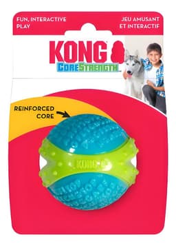 Kong Corestrength Ball L Pelota Juguete Dental Con Textura Celeste