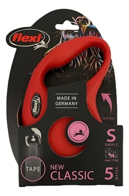 Correa Retractil Para Perro Flexi Classic Talla S Max. 15kg Rojo