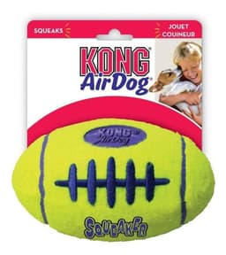 Juguete Para Perro Con Sonido Kong Air Dog Football Rugby Amarillo L