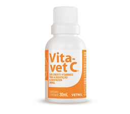 Vita-vet Suplemento De Vitamina C Para Perros Y Gatos 30 Ml Naranjo