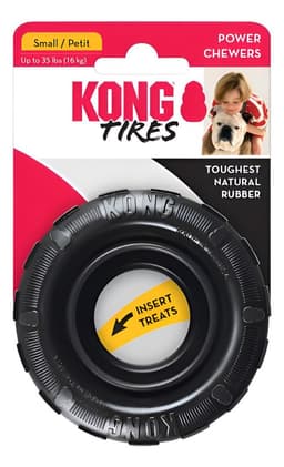 Kong Extreme Tires Juguete Caucho Para Perro Talla S Negro