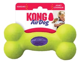 Juguete Para Perro Con Sonido Kong Air Dog Bone Hueso M Amarillo