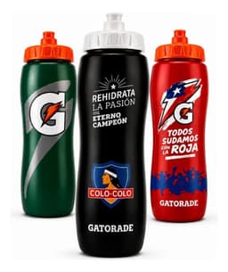 Botella Deportiva Gatorade Colo-Colo Eterno Campeon 947 ml Squeeze Libre de BPA