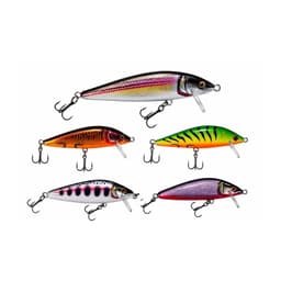 Pack 5 Senuelos de Pesca Poseidon Minnow 10 g Surtidos Trucha y Salmon