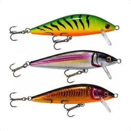Pack 3 Senuelos de Pesca Minnow Sinking 8 g para Trucha y Salmon