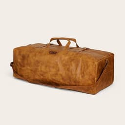 Bolso de Viaje Vertical Cuero Natural Yelcho OLKI - Cafe