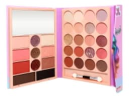 Paq 12 Paletas Maquillaje Completa Definicion Brillo ALJ Blanco
