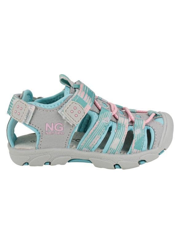 Sandalia Nat Geo Kids Outdoor Turquesa 26