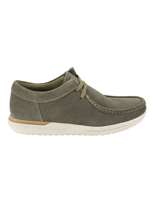 Zapato Nat Geo Casual Gamuza Verde Petroleo Verde Degradado 42