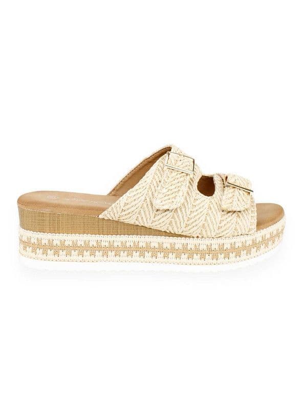 Sandalia Agua de Coco Lavanda Beige 35
