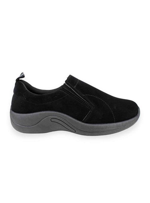 Zapatilla New Walk Slip On Negra Negro 39