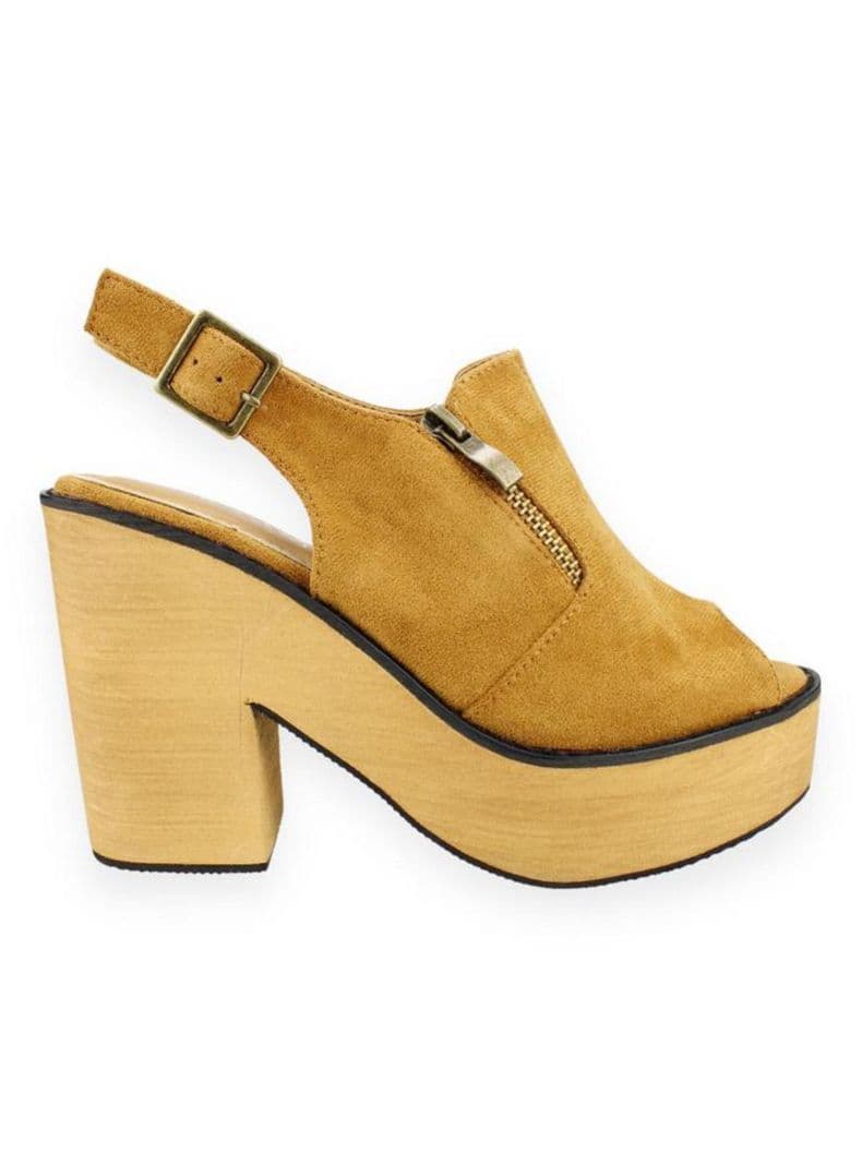 Sandalia New Walk Cerrada Camel 37
