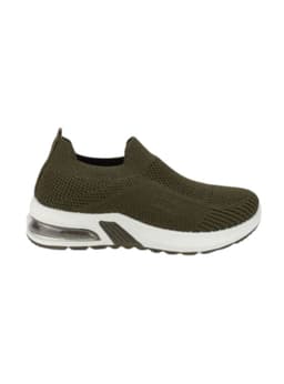 Zapatilla Nat Geo Kids Sock Verde Verde Olivo 33