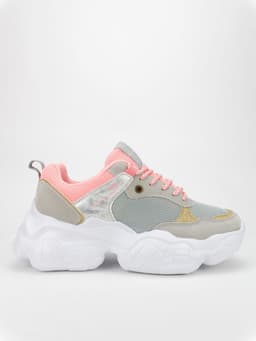 Zapatilla Agua de Coco Pink Shine Gris 35