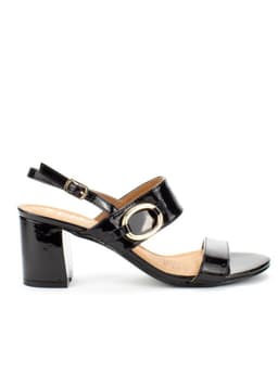 Sandalia New Walk Argolla Negra Negro 35