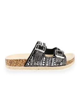 Sandalia Agua de Coco Petunia Negra Negro 36