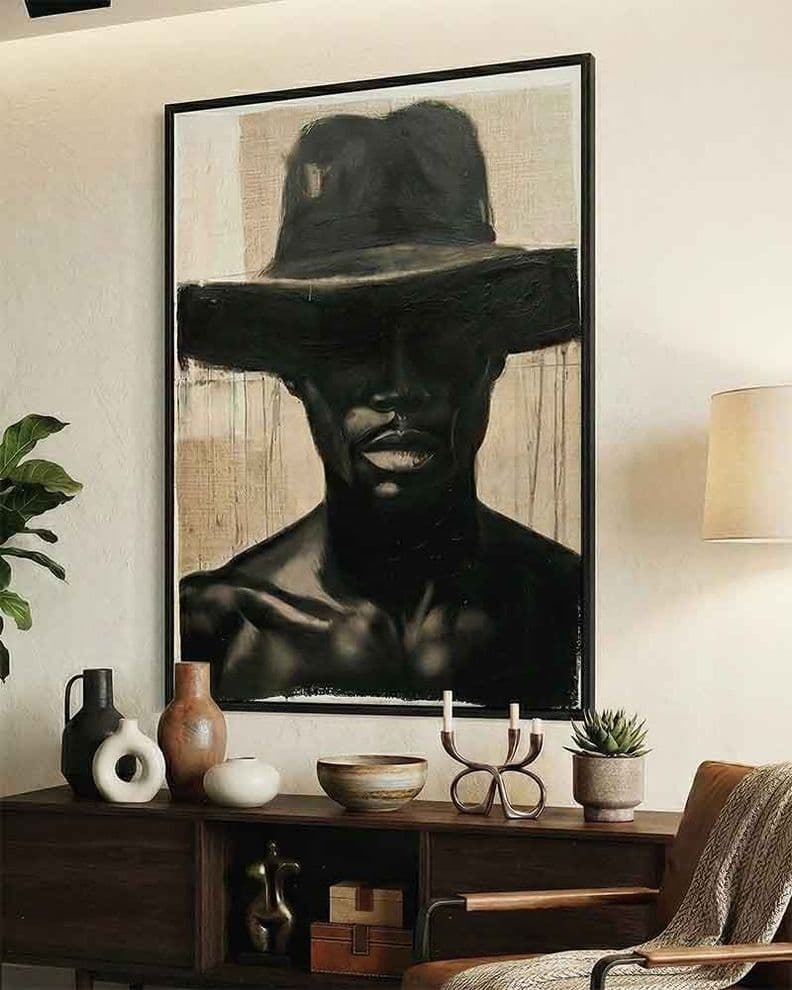 CUADRO CANVAS DECORATIVO NOIR 80X120 CM CON MARCO F50220 MARVY No requiere variantes por talla