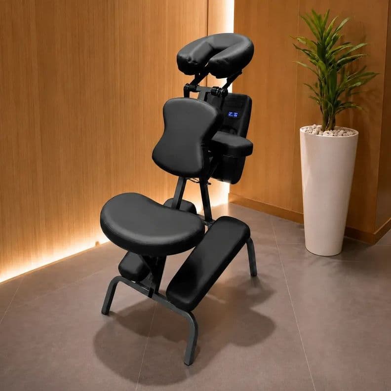 Silla Para Masajes Plegable + Bolso Negro 0