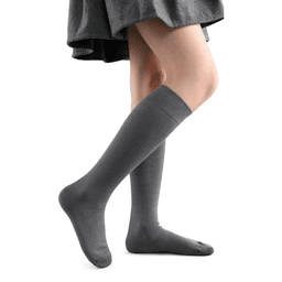 Pack 5 Calcetines Escolar Largo Gris Acrilico OMAS S