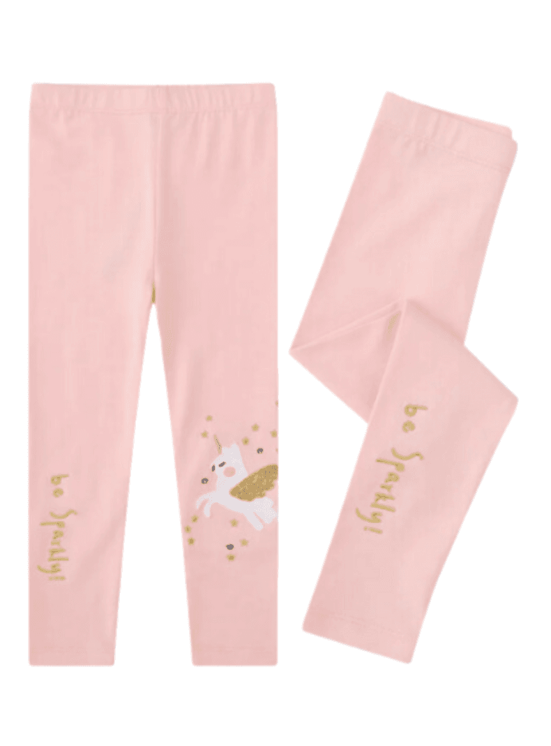 Calzas Nina Unicornio Be Sparkly Rosa Jump Kids 100% Algodon Rosado 2