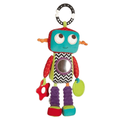 Peluche Robot Interactivo Colgante para Bebes Tedmimak Gris