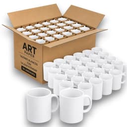 Tazon Blanco Sublimable 11 oz Caja 36 unidades
