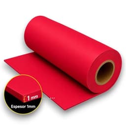 Vinilo Textil 3D Relieve Brick - Rojo 1 Mt X 45 Cm