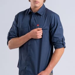 Camisa Hombre Rutor Azul S