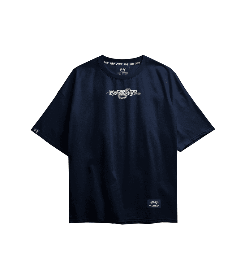 MDF Polera Snake Azul XL