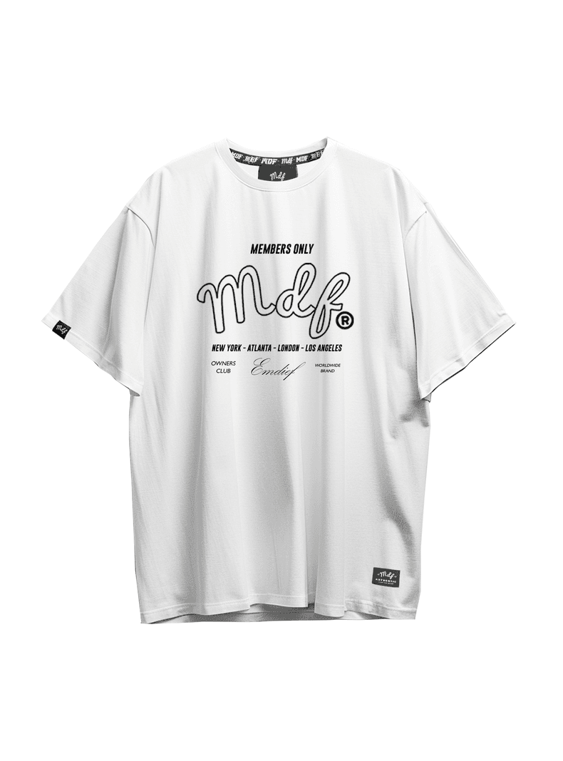 MDF Polera MEMBERS ONLY Blanco L