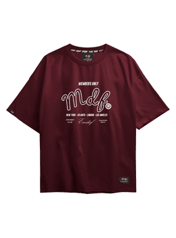 MDF Polera MEMBERS ONLY Burdeo L