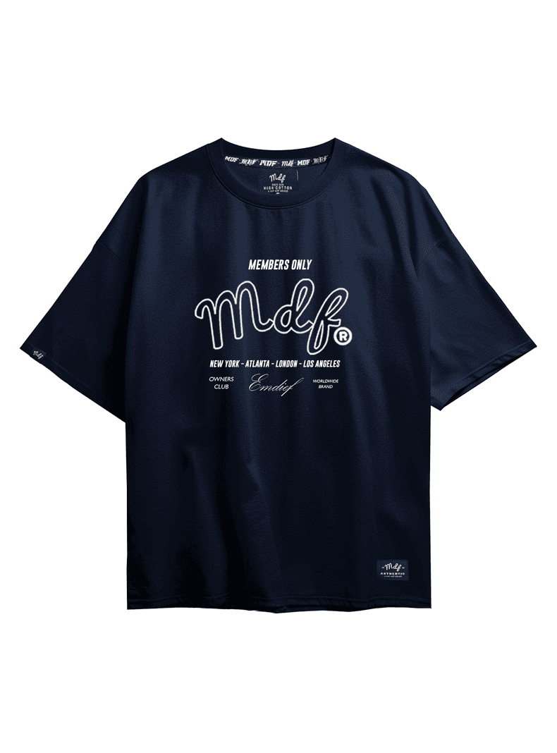 MDF Polera MEMBERS ONLY Azul XXL