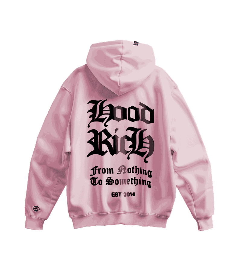 MDF Poleron HOOD MDF Rosado XXL
