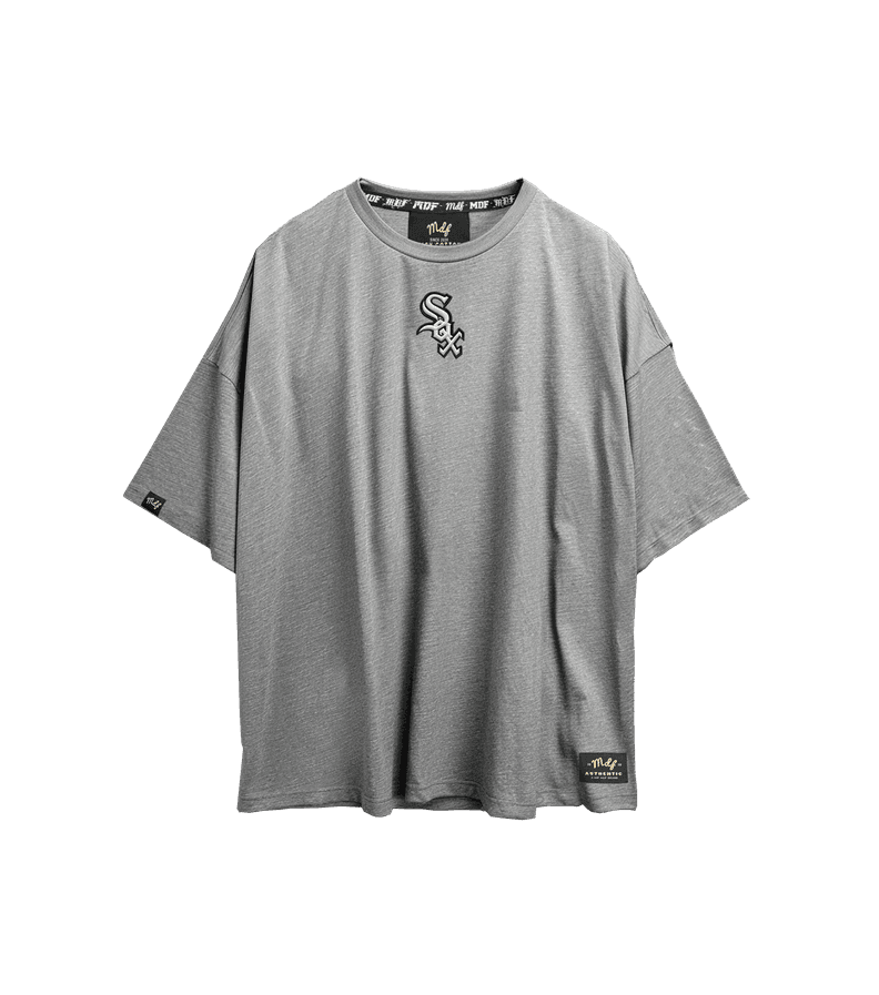 MDF Polera CHICAGO WHITE CITY Gris XL