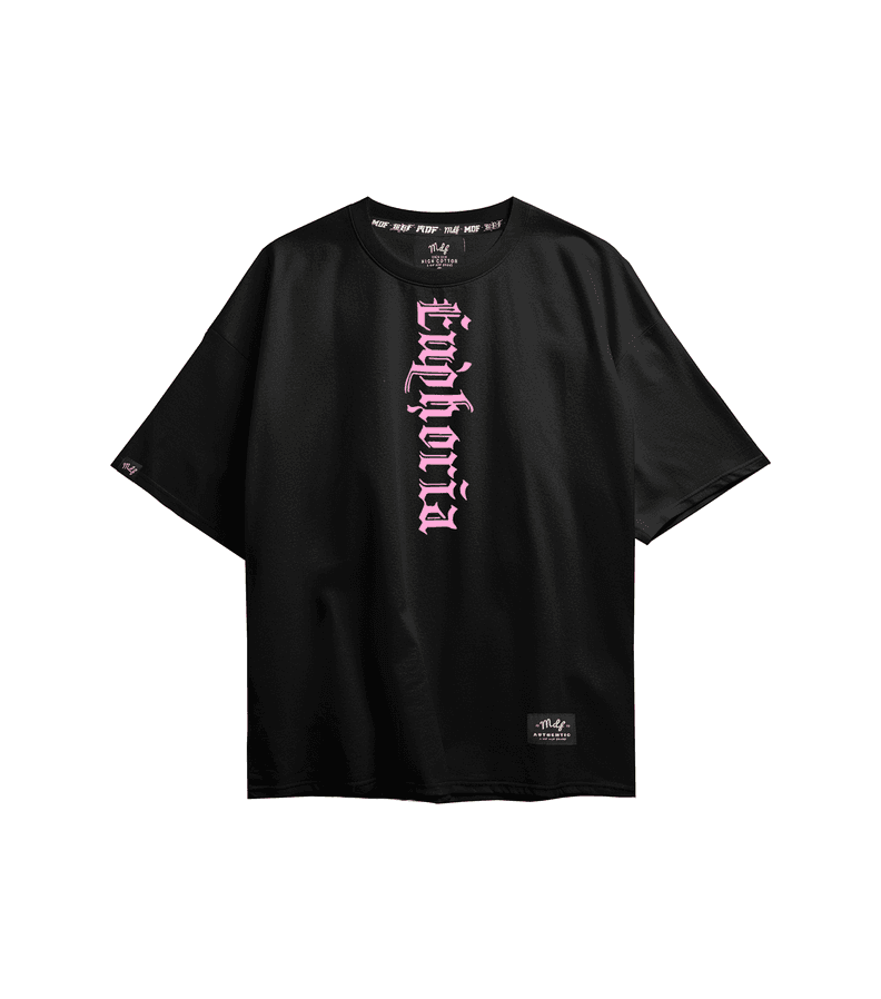 MDF Polera EUPHORIA Rose VINYL Negro XXXL