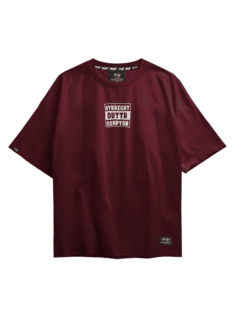 MDF Polera LIL STRAIGHT Burdeo M