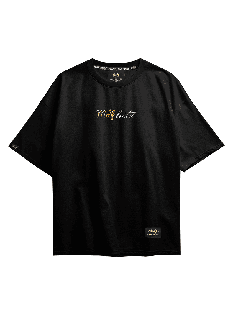 MDF Polera ORIGINAL LIMITED Negro 4XL