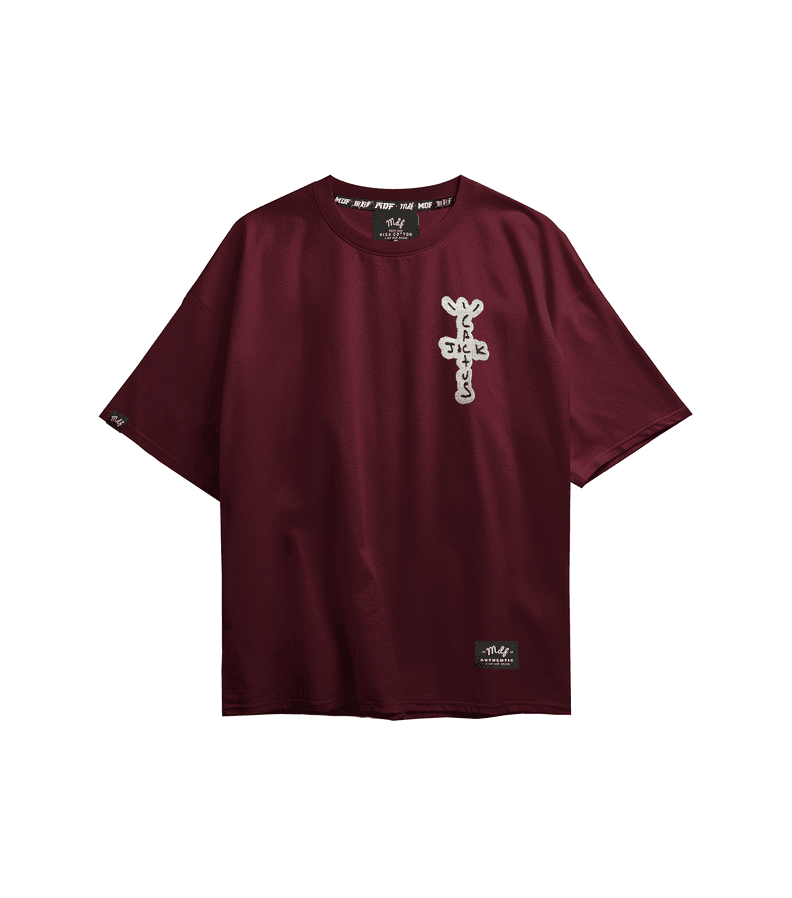 MDF Polera CACTUS JACK Original Burdeo XL
