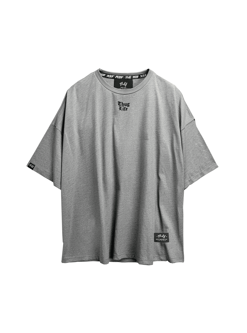 MDF Polera MINIMAL THUG LIFE Gris XL