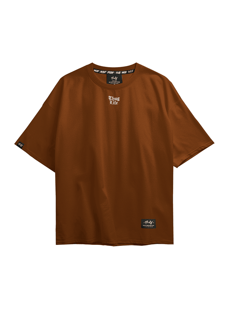 MDF Polera MINIMAL THUG LIFE Cafe XXXL